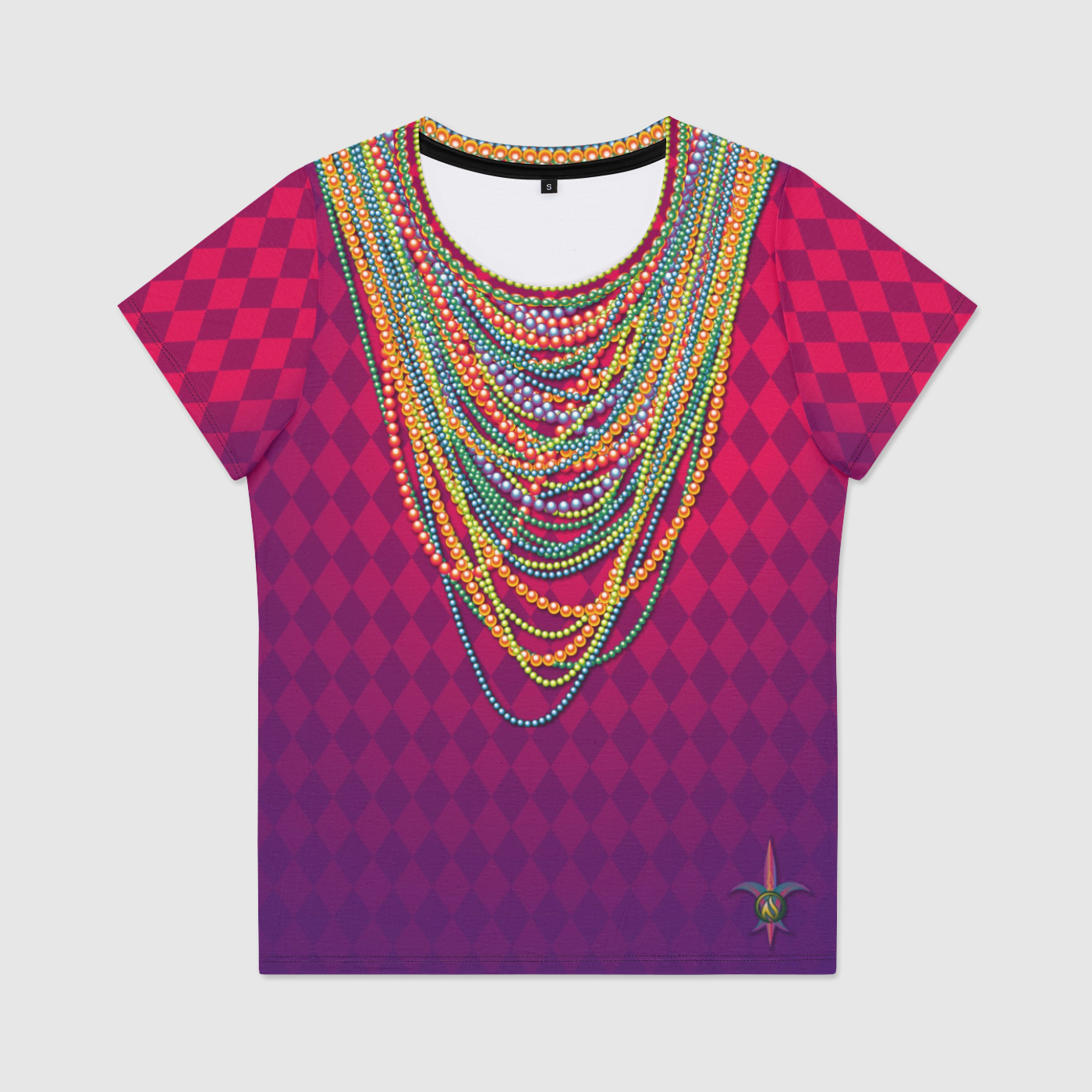 Mardi Gras Scoop Neck T-Shirt