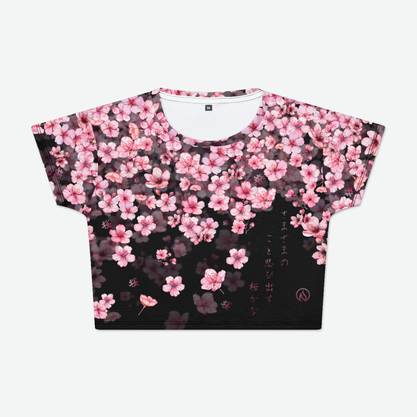 Sakura Womens Crop Tee