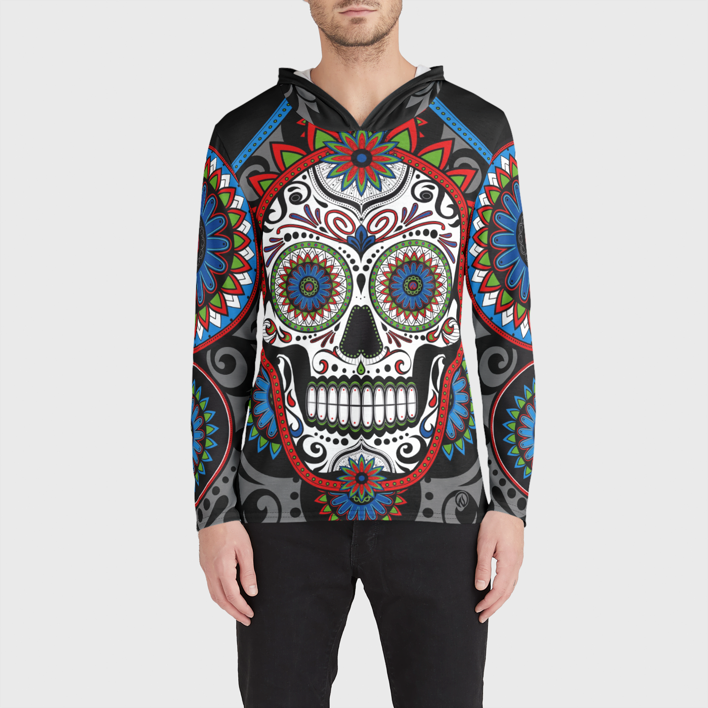 Calavera Tshirt Hoodie