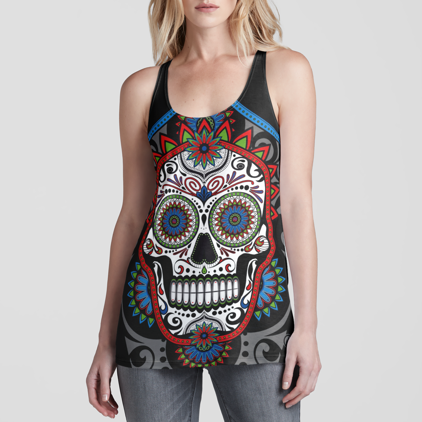 Calavera Racerback Tank Top