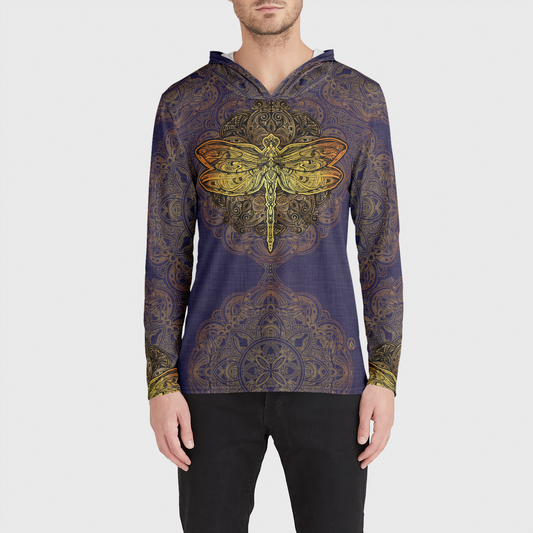 Dragonfly Mandala Tshirt Hoodie