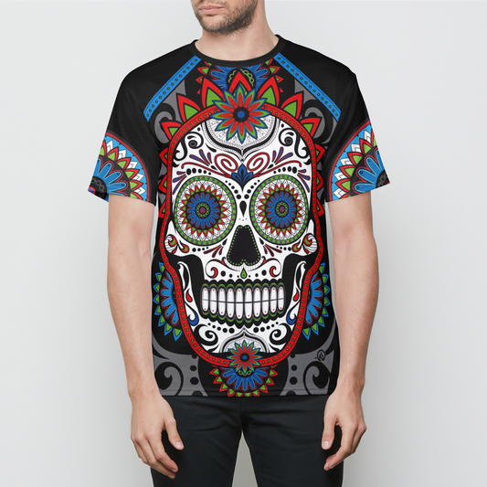 Calavera Mens Crewneck T-Shirt