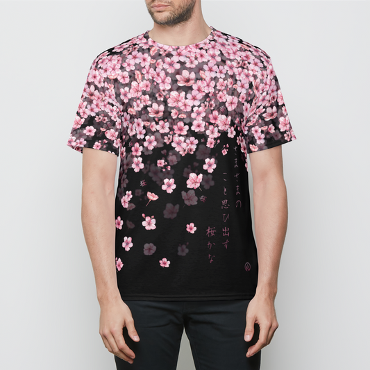 Sakura Mens Crewneck T-Shirt