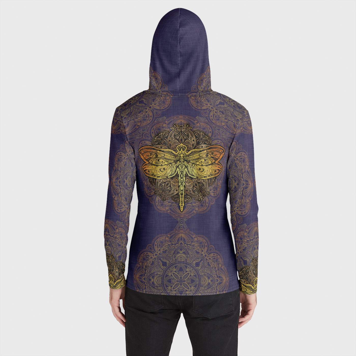 Dragonfly Mandala Tshirt Hoodie