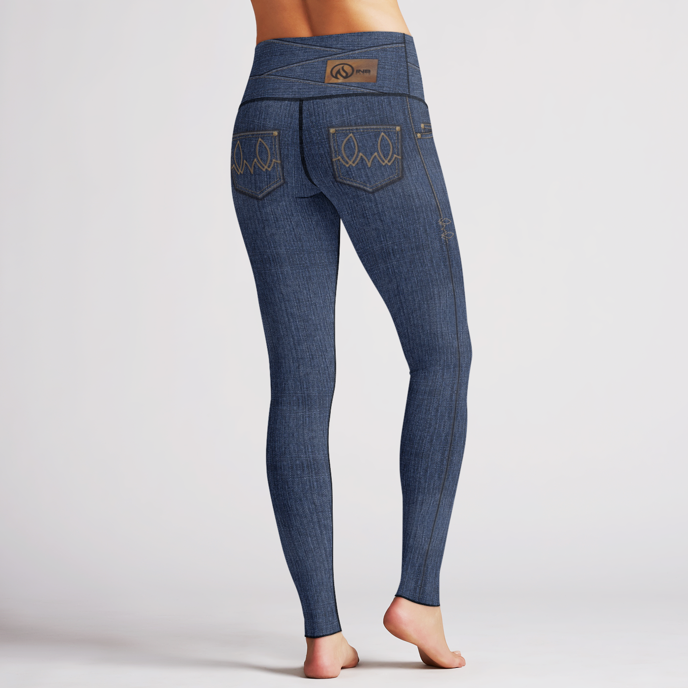 True Blue Denim Reversible Tights