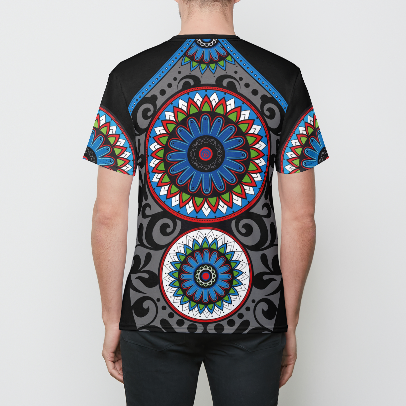 Calavera Mens Crewneck T-Shirt