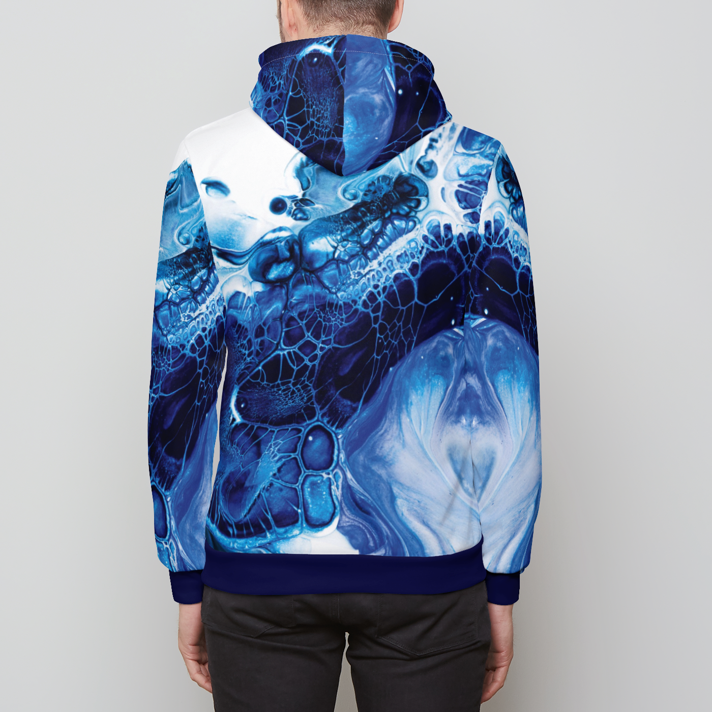 Blue Ink Unisex Pullover Hoodie