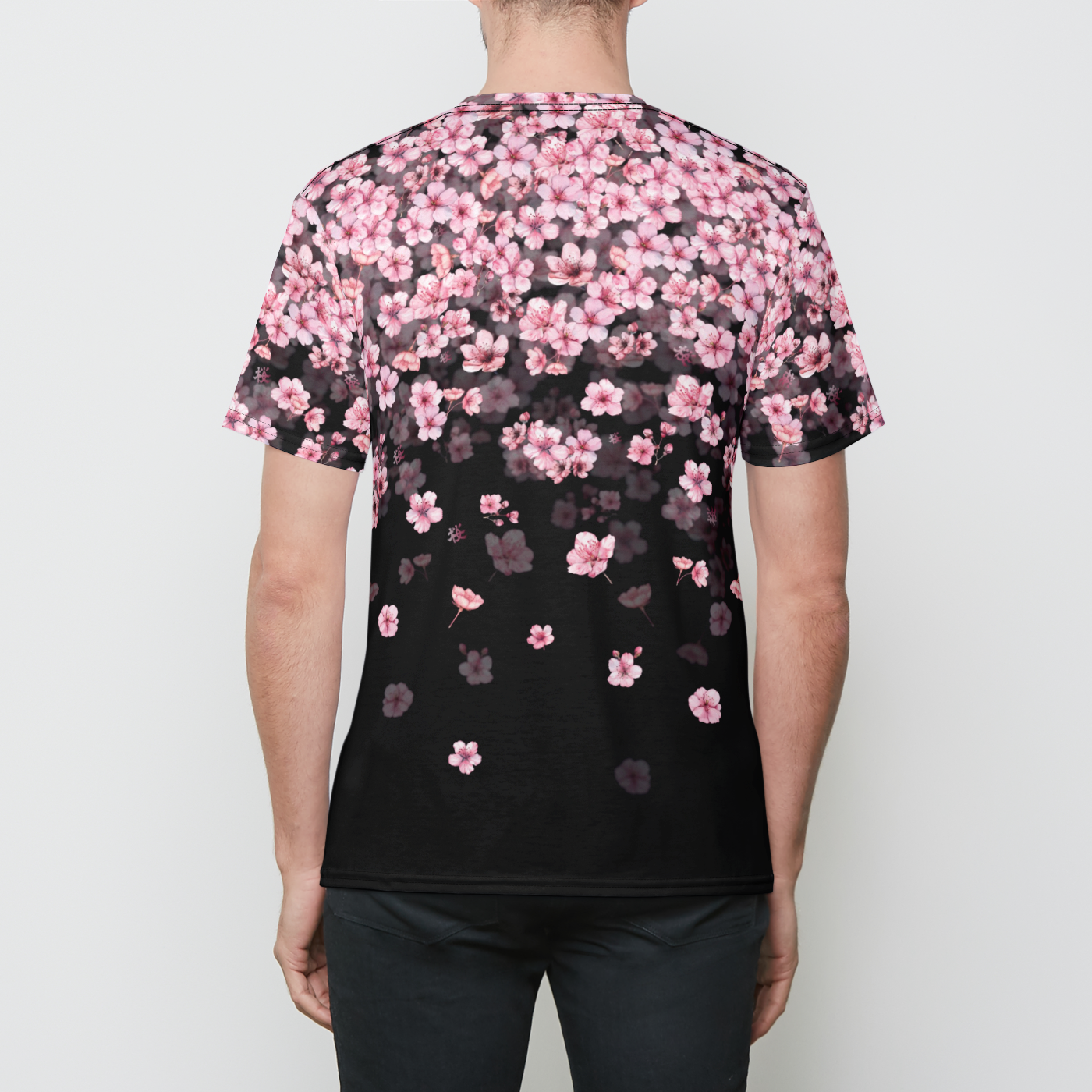 Sakura Mens Crewneck T-Shirt