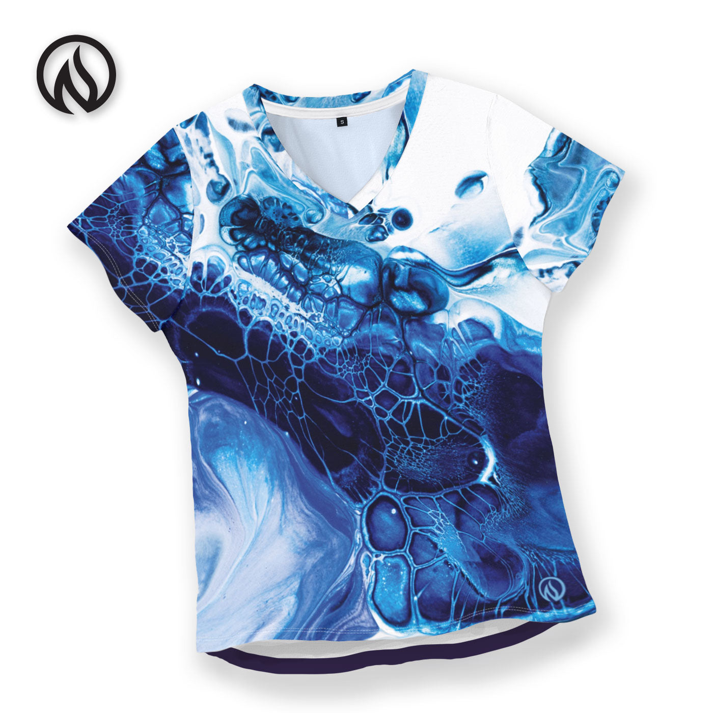 Blue Ink Womens Tech Shirt