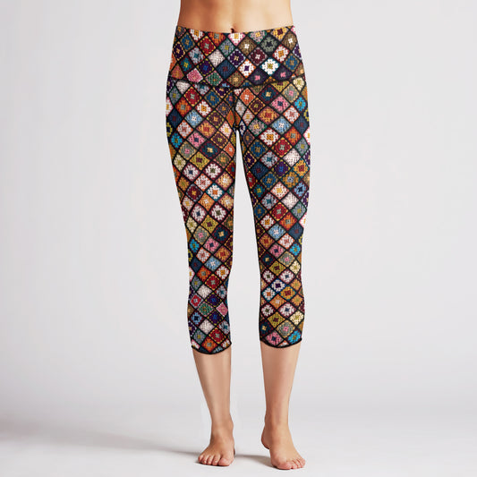 Boho Diamond Capris