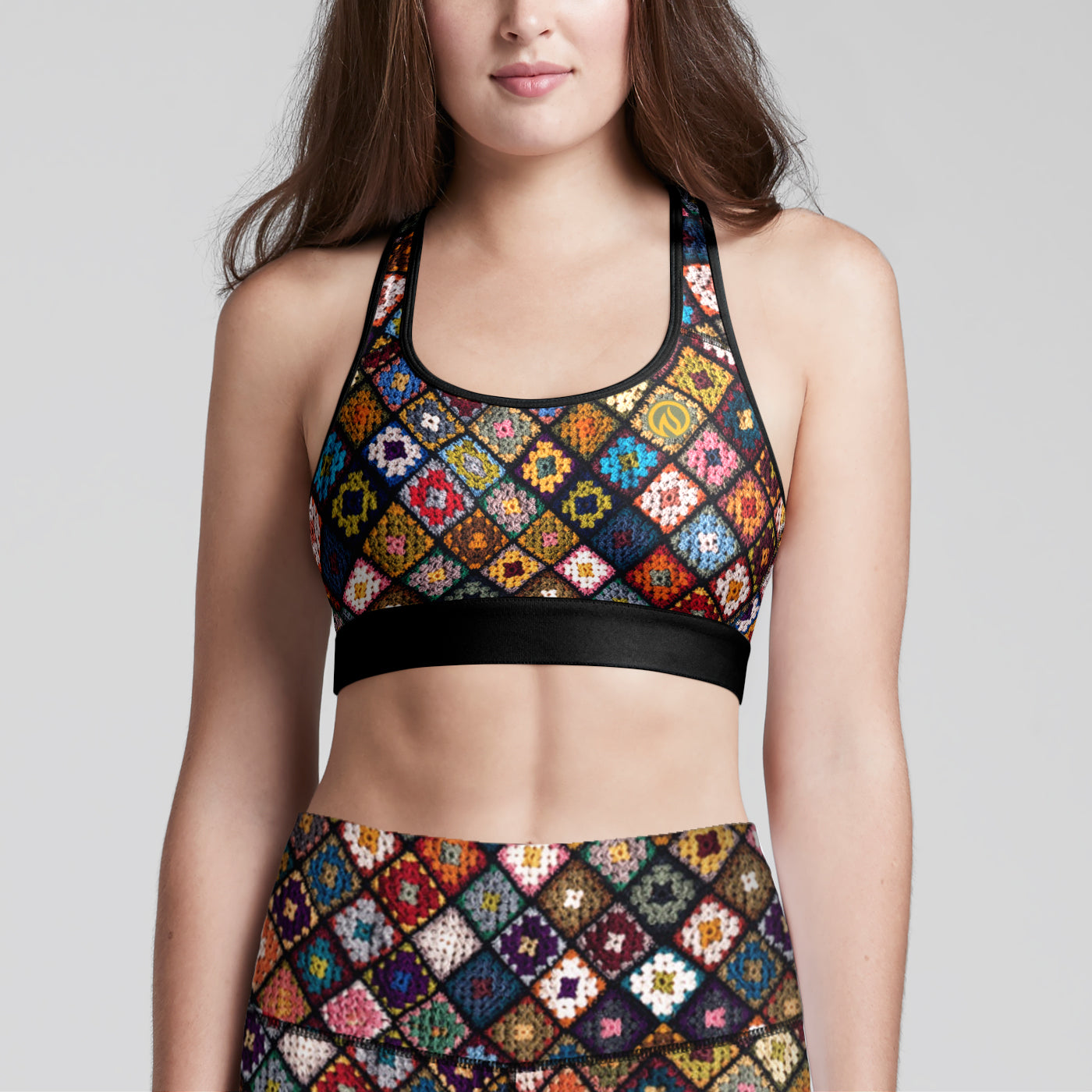 Boho Diamond Womens Eco Sports Bra