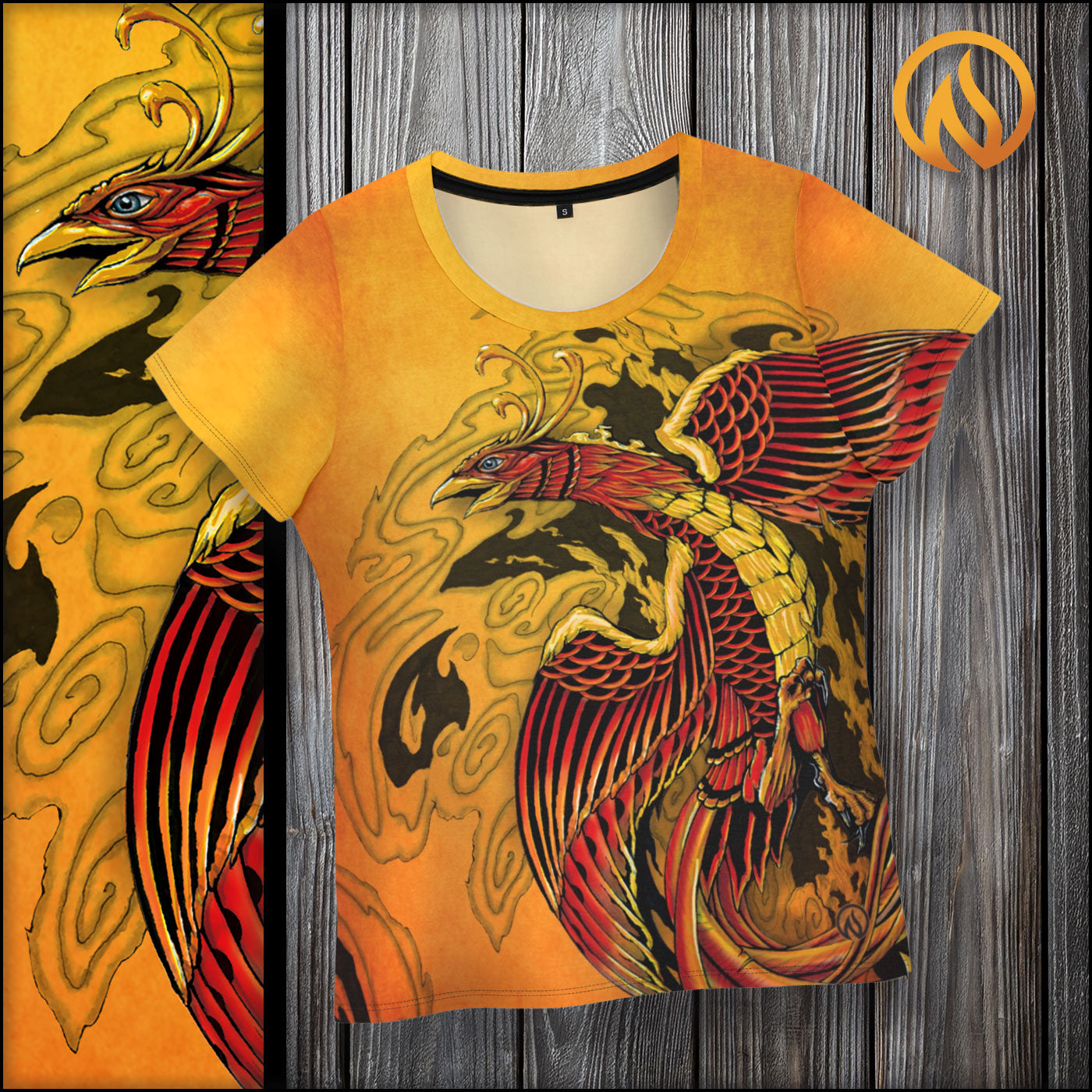 Phoenix Scoop Neck T-Shirt