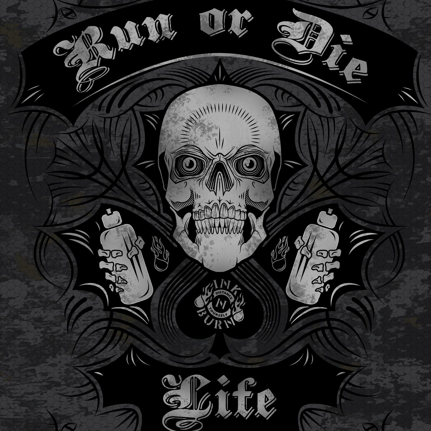 Run or Die™ Life Womens V-Neck T-Shirt