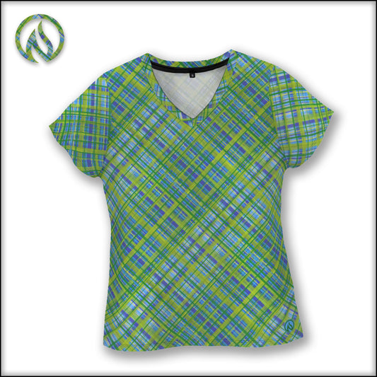 Women's Spring Plaid Tech Shirt