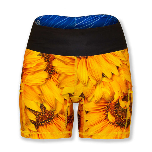 Sunflower 4" Running Shorts